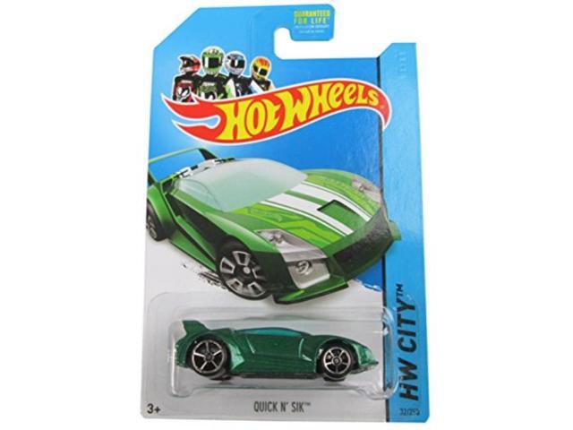 hot wheels 2014 speed team hw city green quick n' sik 32/250
