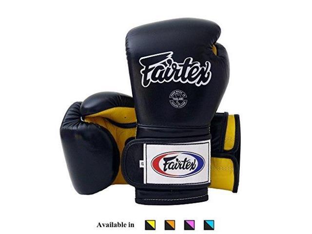 Fairtex Muay Thai Boxing Glove BGV9 Mexican Style training boxing gloves Black