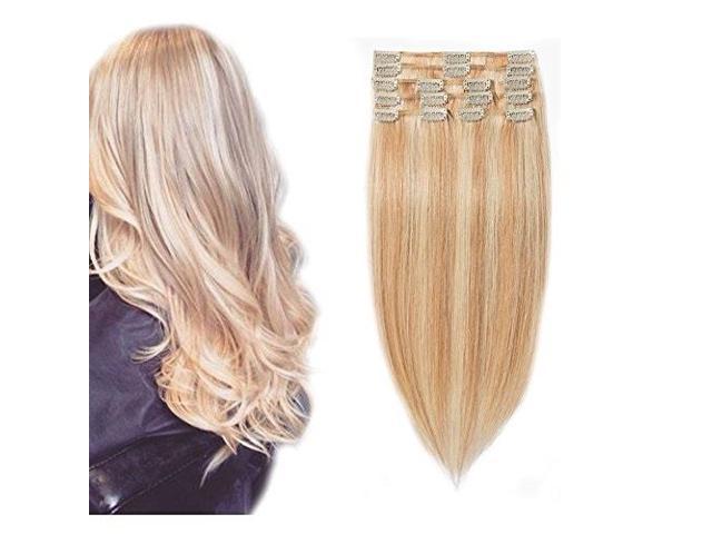 Clip In 100 Remy Human Hair Extensions 18 613 Grade 7a Quality