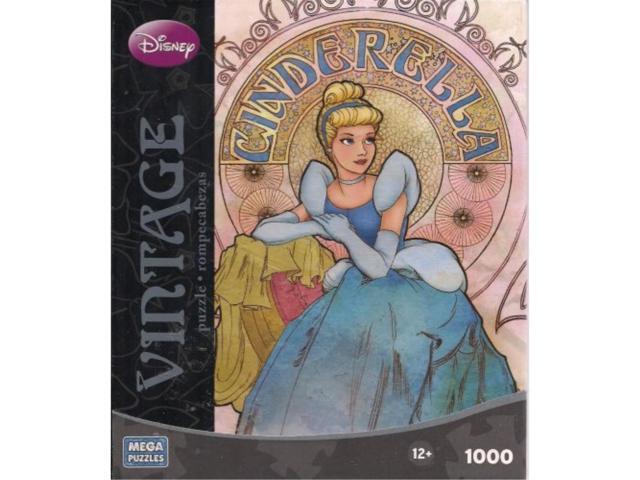 mega puzzles  1,000 piece puzzle cinderella