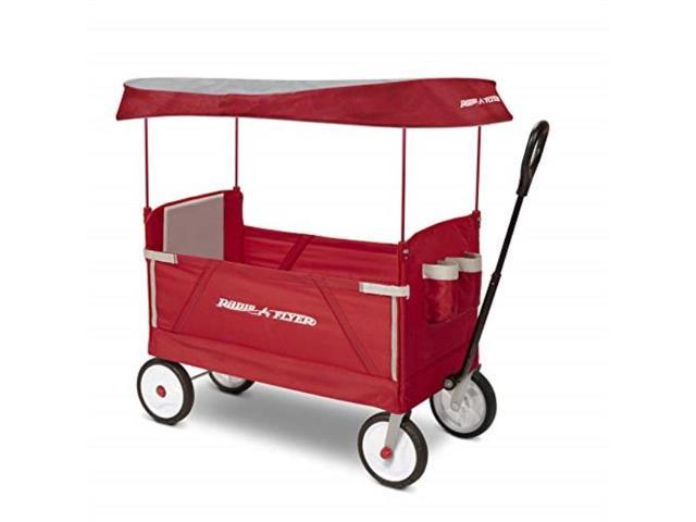 Photo 1 of **AXEL DAMAGE**
 Radio Flyer 3 in 1 EZ Fold Wagon with Canopy - Red