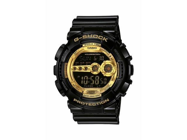 casio black rubber watch