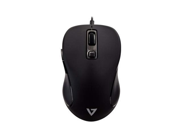 V7 MU300 PRO USB 6-Button Wired Mouse with Adjustable DPI - Black - Newegg.com