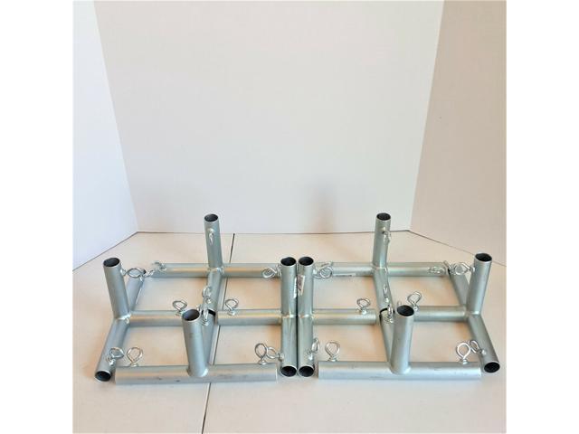 F4B 4pc x 4 way FLAT EDGE CANOPY FITTING ~ 1" pipe Canopy Parts 