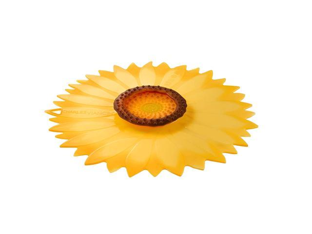 23 Charles Viancin Sunflower Lid 23cm Silicone Yellow 