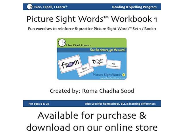 Picture Sight Words Flashcards Sets 1 I Learn® I See 2 & 3 Combo Pack I Spell