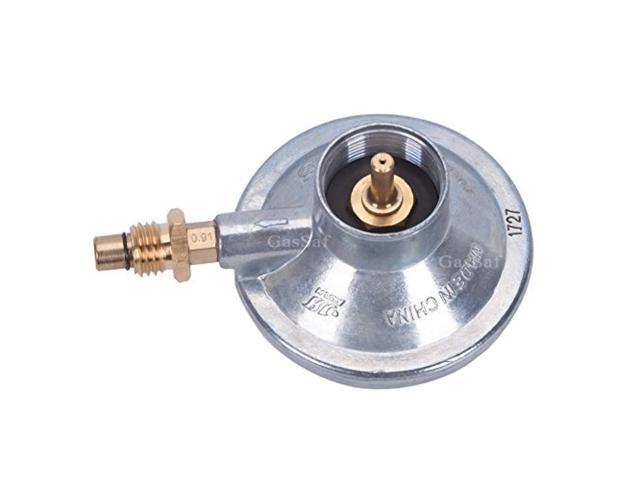 F273769 Outlet Portable Propane Table Top Regulator 1 by 20 Female Throwaway Cylinder Thread Inlet x Orifice 