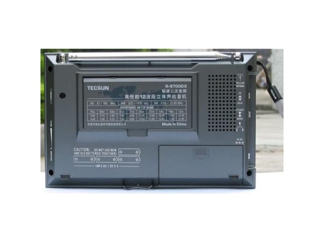 TECSUN R9700DX FM、MW、SW Dual Conversion WorldBand Radio（Black） 