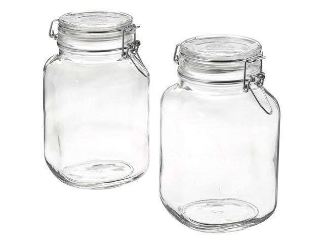 Pack of 2 1 Liter Bormioli Rocco B071RRRZNY Fido Clear Glass Jar with 85 mm  Gasket Kitchen & Dining Jars originsofwhiskey.com