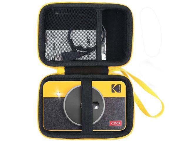 Aenllosi Hard Carrying Case for Kodak Mini Shot 2 Retro/Mini 2 Square/All-New Mini 2 Plus Photo Printer(Shot 2, Black)