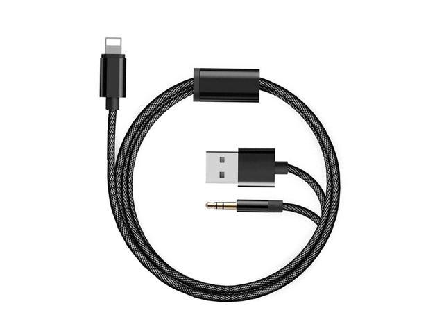 Adaptateur Câble 2 en 1 Audio Chargeur pour Apple iPhone Lightning 8 pin 