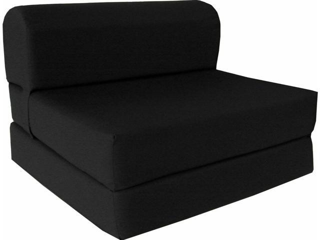 Couches 6x32x70 White Twin Sleeper Chair Folding Foam Mattresses Sofa Beds 