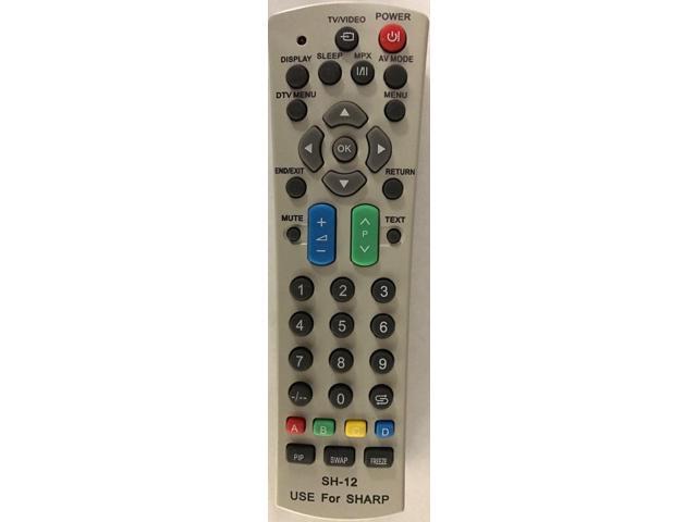 NEW Generic Universal SHARP sharp TV Remote fit for Almost All SHARP BRAND TV