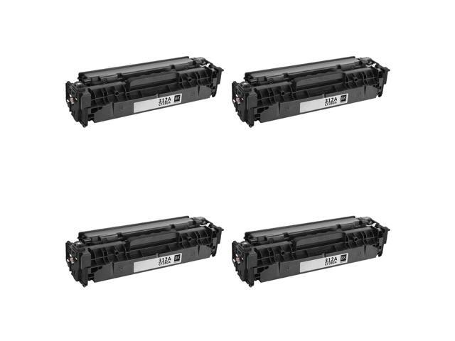 4PK CF380A Toner Cartridge Set for HP 312A LaserJet Pro MFP M476dn M476dw M476nw
