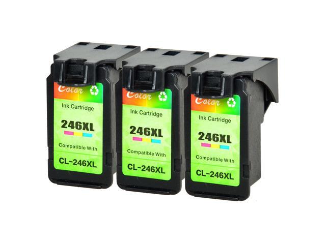 3PK CL-246XL Color Ink Cartridge Compatible For Canon PIXMA MG2920 MG2922 MX492