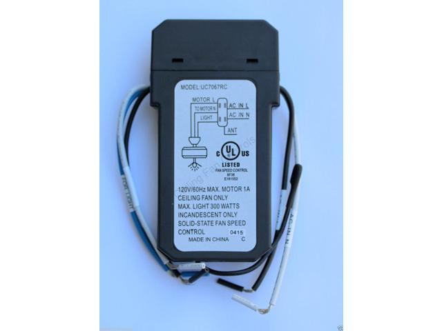 Uc7067rc Uc7067 New Oem Remote Receiver Hampton Bay 7067fm 05d 6 5