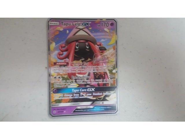 Pokemon Trading Card Game Cards Merchandise Pokemon Promo Card Tapu Lele Gx 60 145 Full Art World Championships 18 Collectables Sloopy In