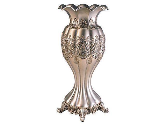 Ok Lighting 4199v Silver Paisley Vase New Newegg Ok Lighting 4199v Silver Paisley Vase New Newegg