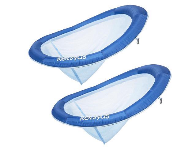 Swimways Float A Round Adult Swimming Pool Floating Chair Up To 250 Lbs 2 Pack Newegg Com