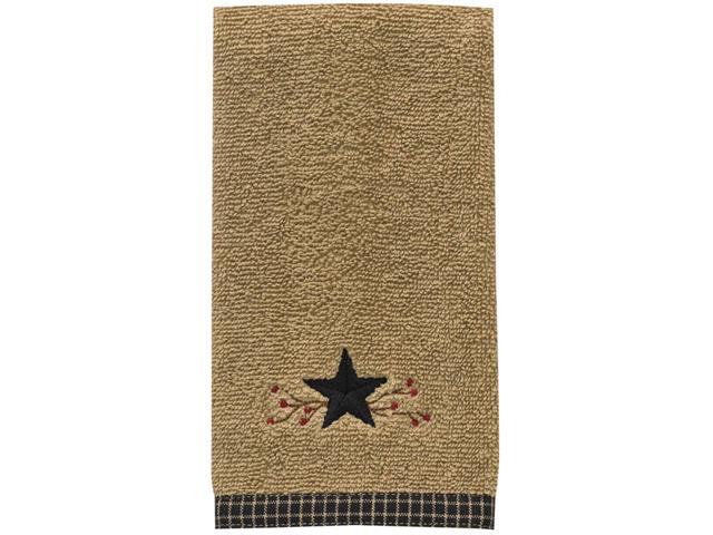 Country Primitive Star Vine Terry Fingertip Towel Farmhouse Pip Berry Country Primitive Star Vine Terry Fingertip Towel Farmhouse Pip Berry Decor