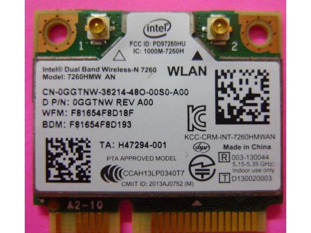 Refurbished New Intel Ggtnw Dual Band Wireless N 7260 Wifi 7260hmw Wlan Card Newegg Com