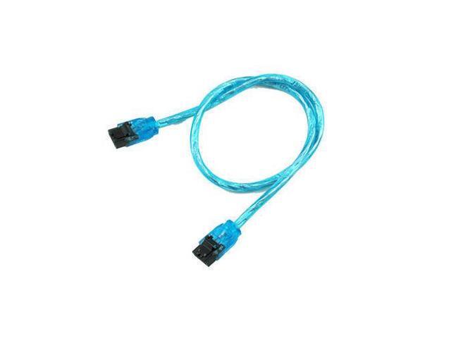 24inch SATA 6Gb//s Round Cable,180 to 90,Black,Metal Latch