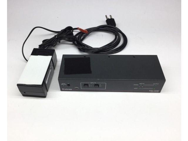 Extron Electronics SW2 HDMI Two-Input HDMI Switcher w// EDID Minder AC adapter