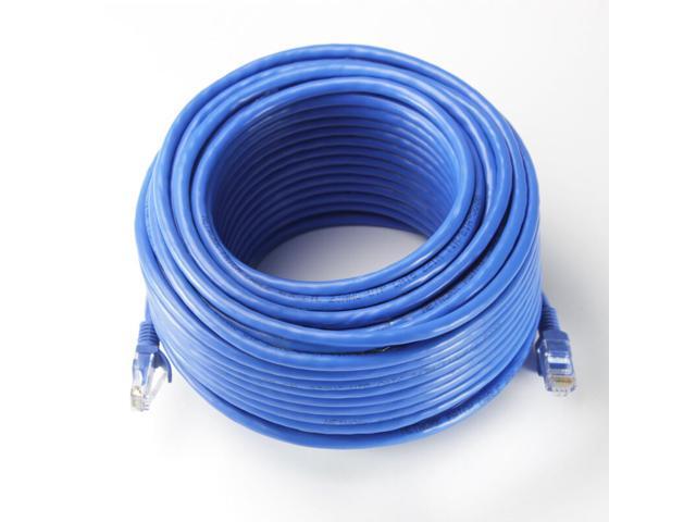 100ft Cat6 Patch Cord Cable 500mhz Ethernet Internet Network LAN RJ45 UTP Blue