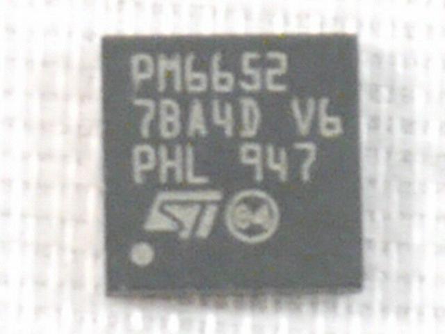 5x NEW ST Microelectronics PM6652 QFN 32pin Power IC chipset PM 6652