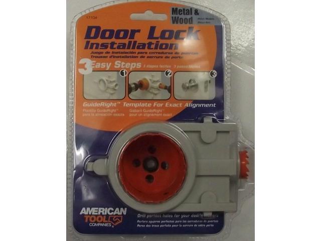 American Tool By Irwin 17104 Bi Metal Door Lock Installation Kit