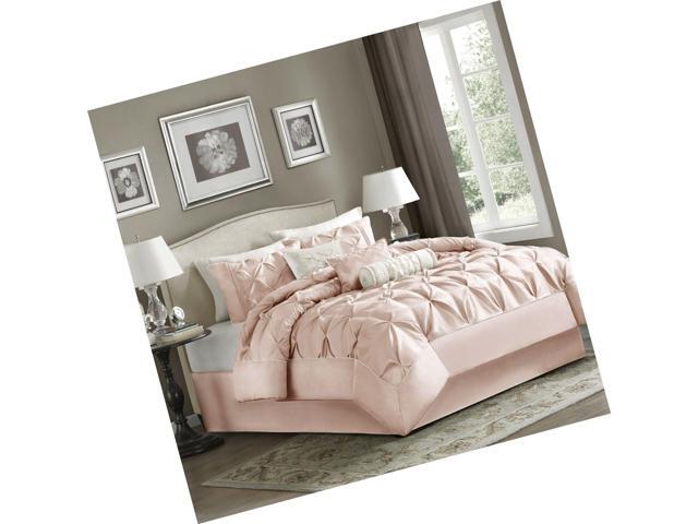 Madison Park Laurel Comforter Set Blush Queen Newegg Com