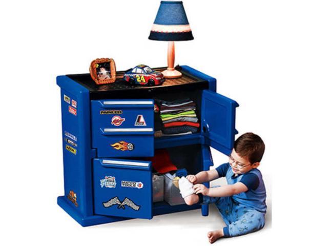 Sturdy Kids Storage Tool Chest Bedroom Dresser Durable Poly