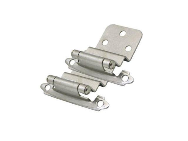 10 Pair Pack Cosmas 17128 Sn Satin Nickel Cabinet Hinge 3 8