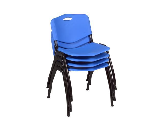 Photo 1 of 'M' Stack Chair (4 pack)- Blue