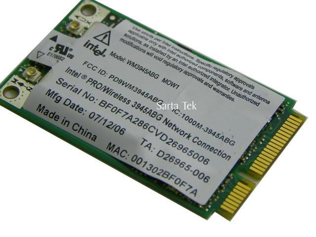 INTEL Wm3945Abg Mini Pci Express Pro Wireless Notebook Card - Newegg.com