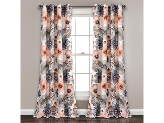 Lush Decor Lush Decor Leah Room Darkening Window Curtain Panel Set