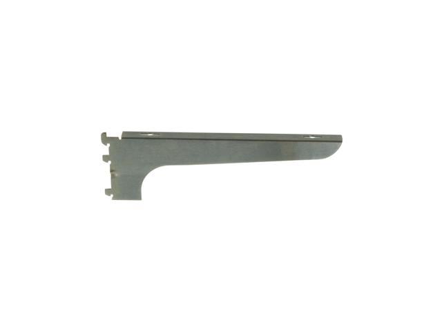 Photo 1 of 12" Left Wood Shelf Bracket - Satin Zinc Finish,Pack Size - 25