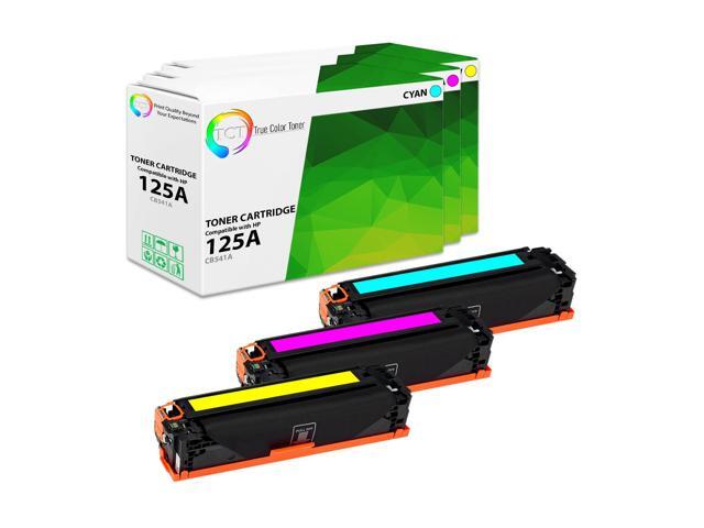 2 Pack CB540A Black Toner For HP 125A LaserJet CM1312nfi CP1215 CP1515n CP1518ni