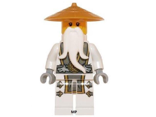 LEGO-MINIFIGURES SERIES THE NINJAGO MOVIE X 1 WHITE BEARD FOR MASTER Wu PARTS 