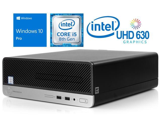 HP ProDesk 400 G5 Desktop SFF, Intel 6-Core i5-8500 Upto 4.1GHz, 8GB RAM,  512GB SSD, DVD-RW, VGA, DisplayPort, Wi-Fi, Windows 10 Pro - Newegg.com