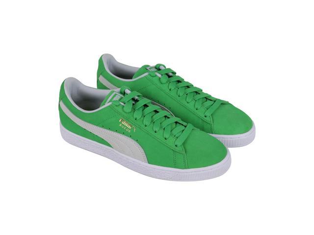 puma shoes suede green