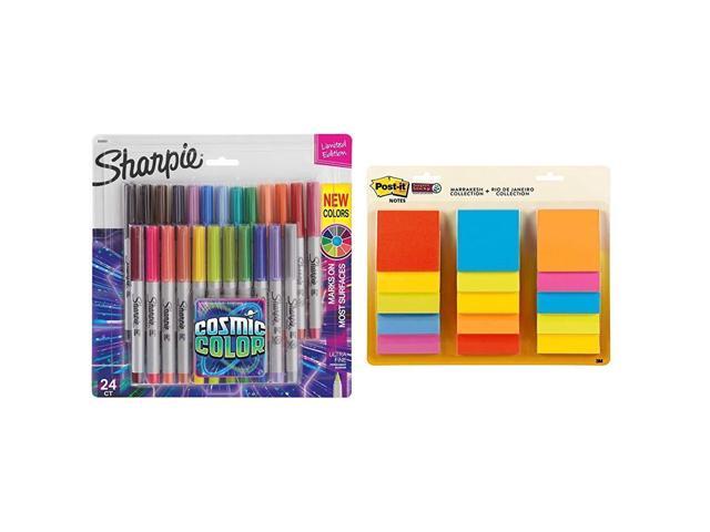 24 coun Sharpie Permanent Markers Ultra Fine Point Cosmic Color Limited Edition