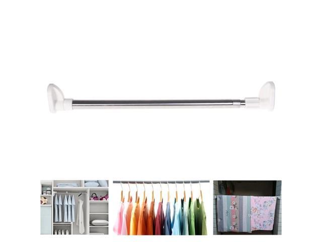 Arwdfg Extendable Telescopic Rods Shower Curtain Poles Clothes