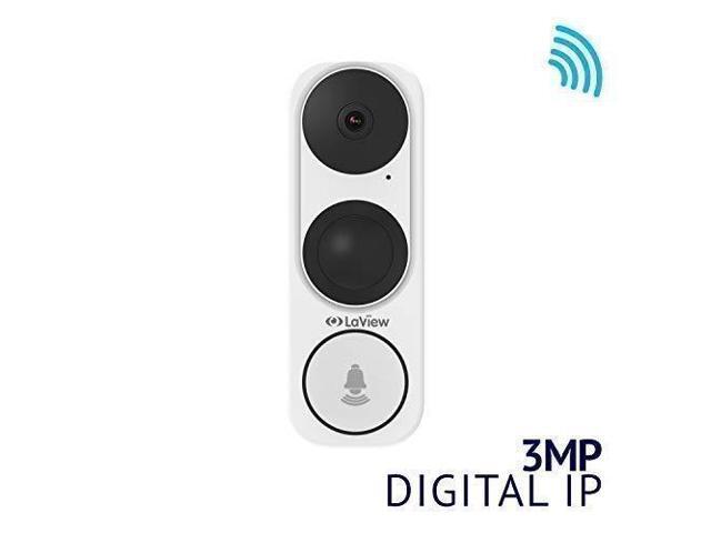 Laview One Halo Hd 3mp 2k Wi Fi Doorbell Camera Two Way Audio