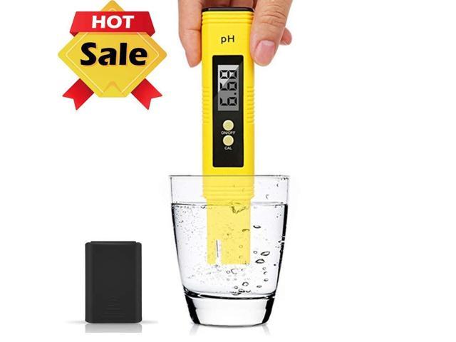 PH Meter Digital PH Meter 0.01 PH High Accuracy Water Quality Tester with 0-14 PH Measurement Range for Household Drinking Pool and Aquarium Water PH Tester Design with ATC