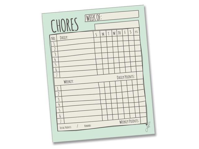 Daily Checklist Chart