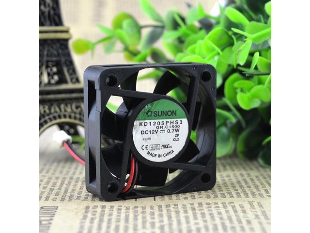 Jianzheng FOR SUNON KD1205PHS3 12V 0.7W 5CM 5015 2-wire silent cooling fan