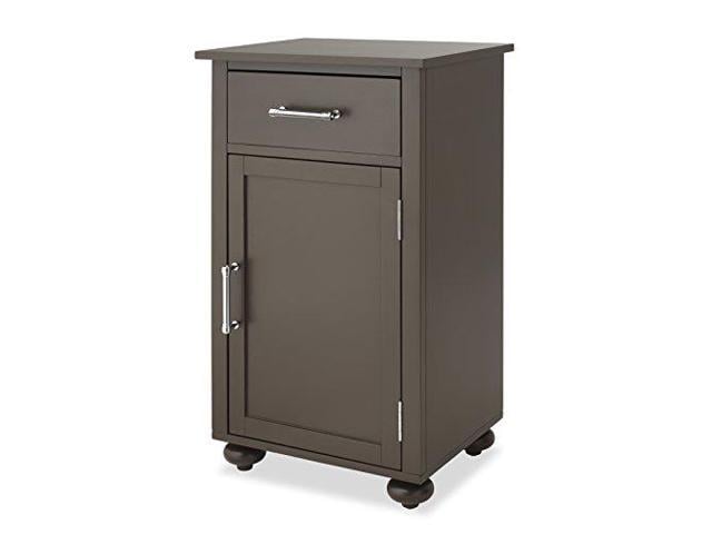 Whitmor Modern Single Door Storage Cabinet Chestnut Newegg Com