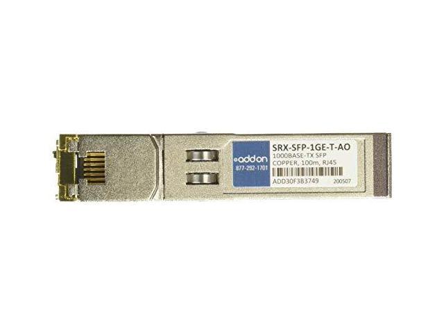 Addon Juniper Networks Srx Sfp 1ge T Compatible 1000base Tx Sfp Transceiver Copper 100m Rj 45