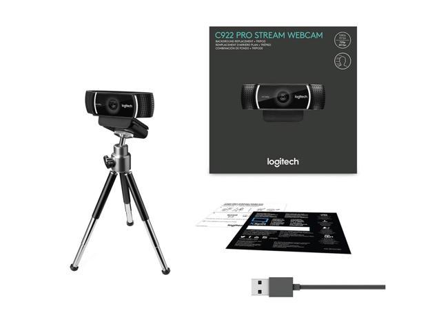 Ontmoedigd zijn geef de bloem water Belastingbetaler Logitech C922 Pro Stream Webcam 1080P Camera for HD Video Streaming &  Recording 720P at 60Fps with Tripod Included - Newegg.com